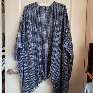Lane Bryant Woven Wrap in Blues